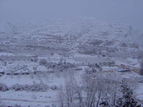 La Huerta (nevada enero 2007, foto 3)