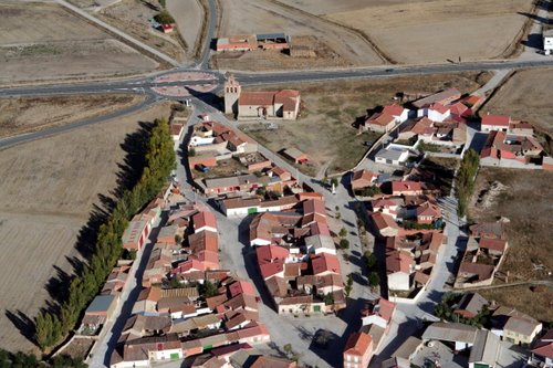 Vista aérea del municipio de El Oso