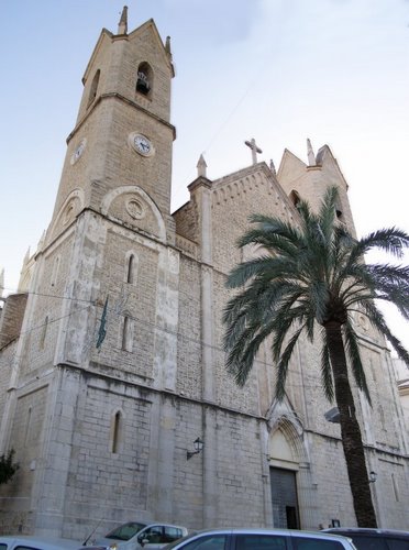 Fachada catedral de La Marina-Benissa (Alicante)