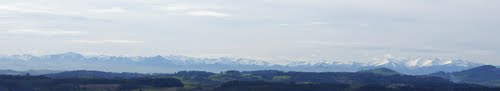Picos de Europa vistos desde Perdones (Gozón - Asturias)