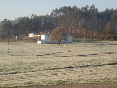 Escuela Parroquial Santa Cruz paisaje helado