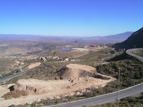 Tabernas view from Huécija