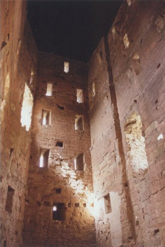 Castillo de Biel. Interior. Muro sur 