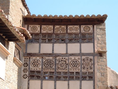 Mirambel (Teruel) detalle de La Puerta de las Monjas.
