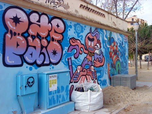 Graffiti en Olesa de Montserrat.