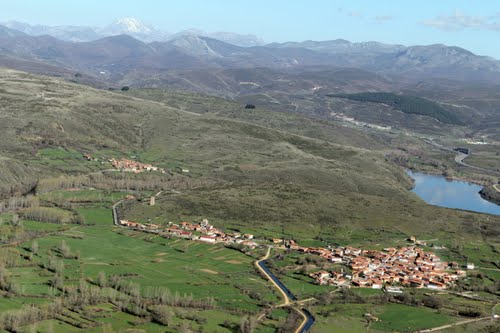 Vista aérea de Tapia de la Ribera