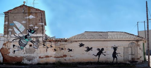 Graffiti en Las Pedroñeras