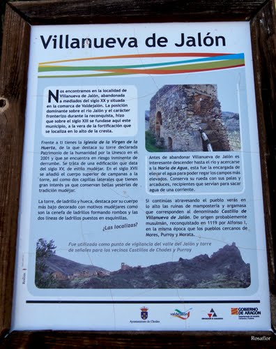 Villanueva de Jalón: Cartel 
