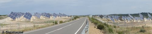 Panoramic IGM Solar field Calanas Spain 2011