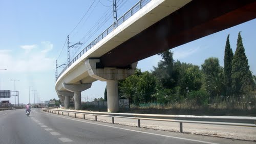 Viaducto del metro en "Montequinto", Sevilla 2011