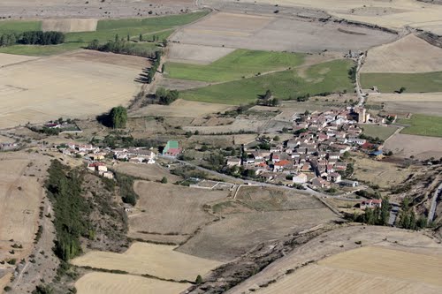 Vista aérea de La Fuente y Valderuela de Sepúlveda