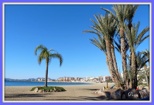  "Playa de Poniente"   ( Aguilas ) Enlarge, " West Beach"
