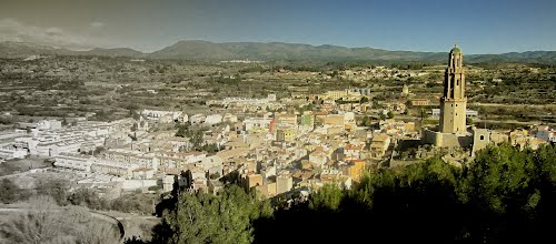 JÉRICA (Castellón) vista desde lo alto del castillo