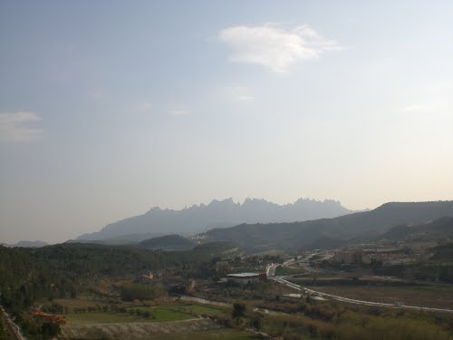 Montserrat des de la costa de Bufalvent (març 2012)