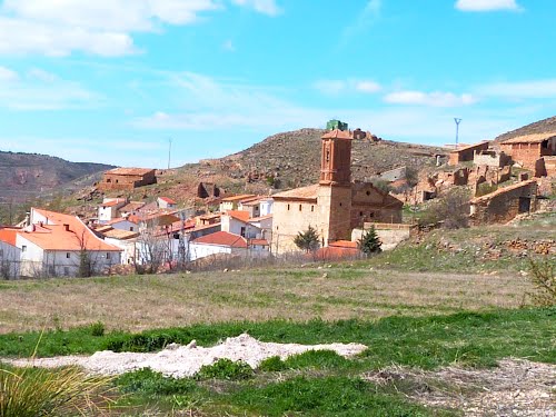 Maicas (Teruel), vista de la poblacin.