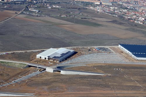 Vista aérea de los nuevos talleres de Renfe en Valladolid