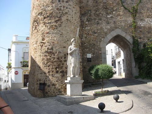 Puerta de Burgos 13th century. Jerez de los Caballeros, Spain