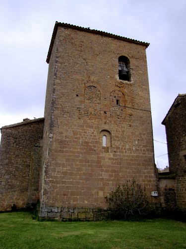 Orísoain, torre de la Iglesia de San Martín.JPG