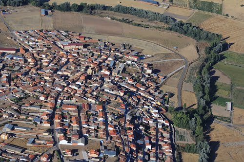Vista aérea de Villanueva del Puente