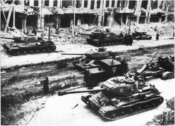 Soviet Armor in Berlin 1945