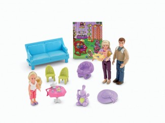 Family And Accessories For Fisher Price Dollhouse