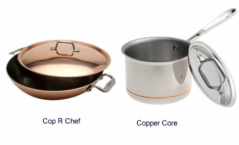 All Clad Cop R Chef versus All Clad Copper Core