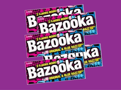 Bazooka Bubble Gum Make Back to School Sweet Blog