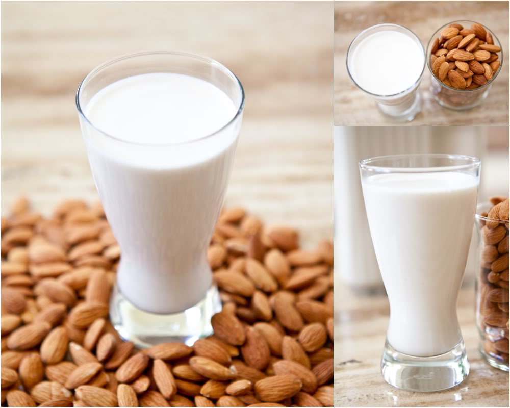 home remedy for skin with almond and milk