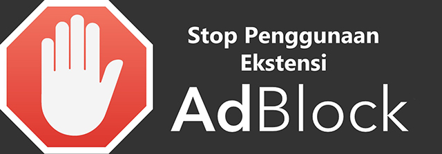 Stop Penggunaan Adblock