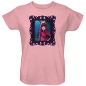 Adventure Time Sweetness Falls Women's Relaxed Fit Pink T-Shirt by DIENZO
