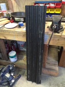 custom metal gate vertical slots cut