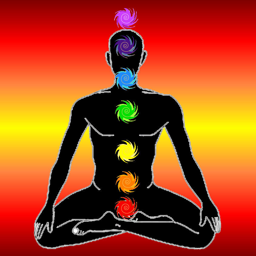 healing chakra energy centers image
