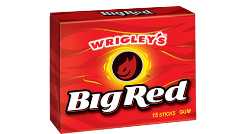 big red vegan gum