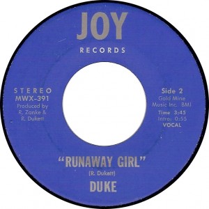 Duke, Runaway Girl (Joy MWX-391)