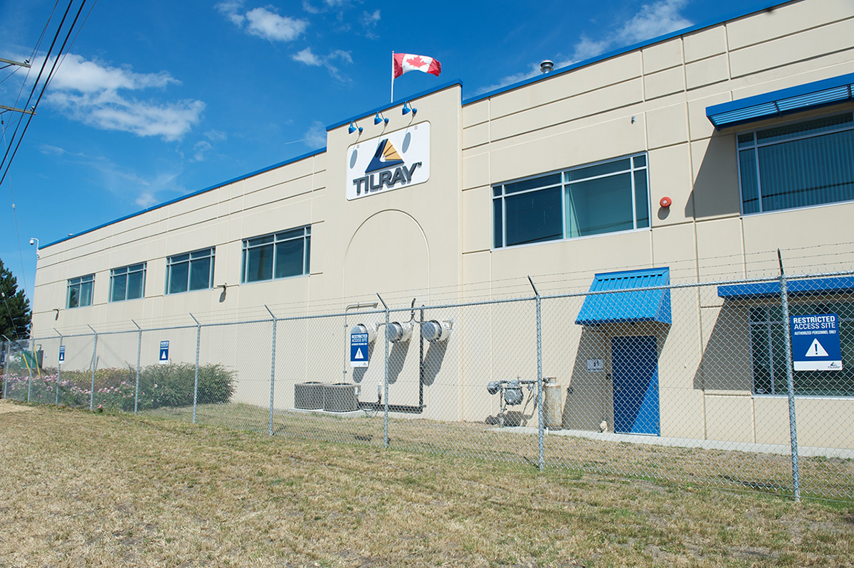 Cannabis Based Tilray facility in Canada