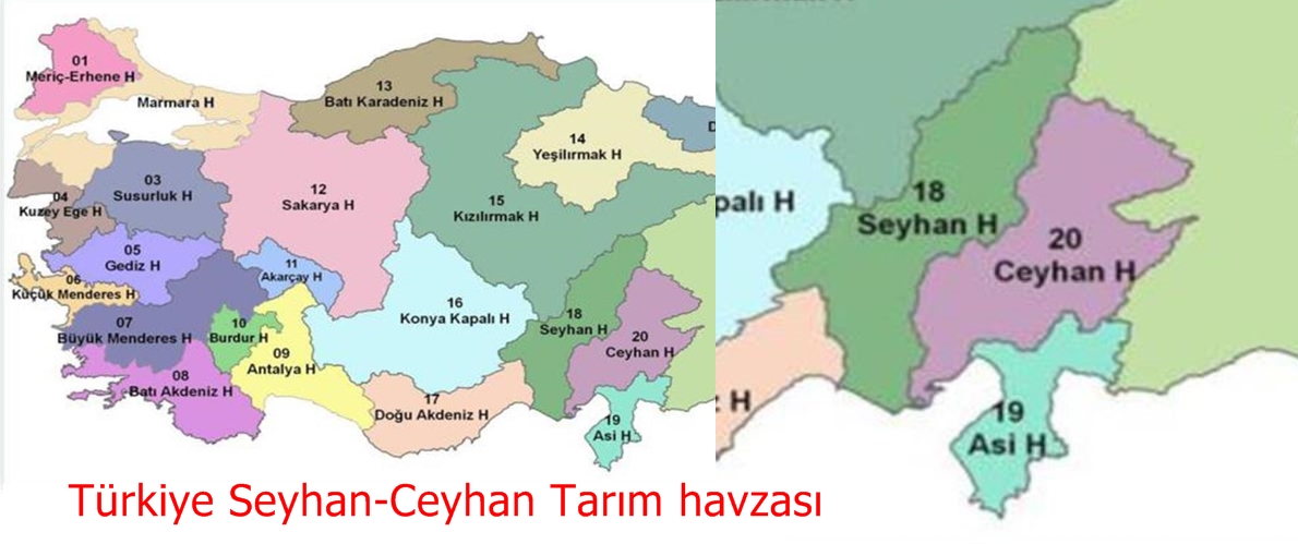 Türkiye Seyhan-Ceyhan Tarım havzası