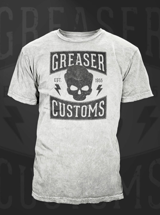 How To Create a Vintage Style Greaser T-Shirt Design