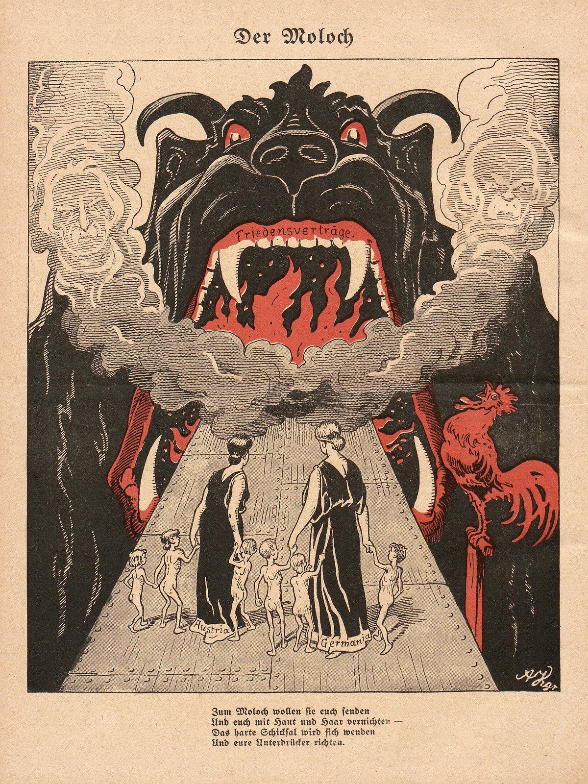 Arthur Krüger - The Moloch, 1920