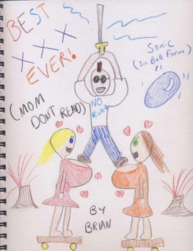 Where Can We Get That Sweet No is listed (or ranked) 31 on the list 51 Unintentionally Hilarious Kids' Drawings