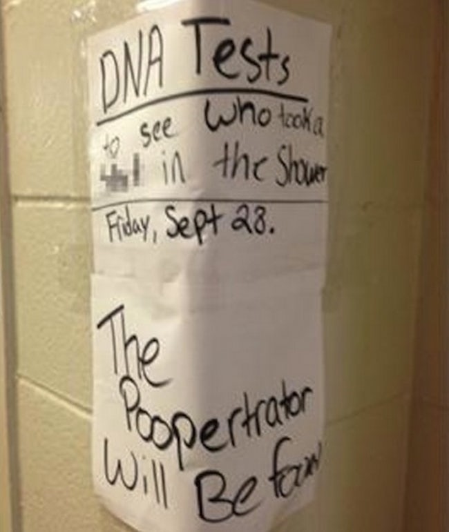 Ew That Means They Took Sample is listed (or ranked) 26 on the list 56 Hilariously Passive-Aggressive College Dorm Room Signs