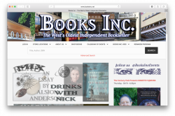 Home page of Books Inc. website