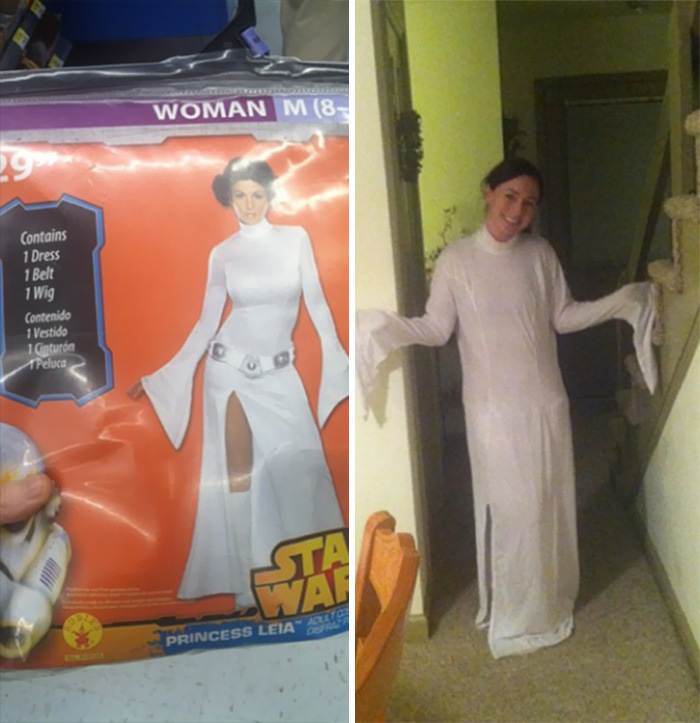 This Princess Leia Costume Looks More Like A Ghost Costume