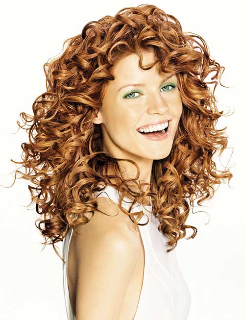 Ginger Curly Hair Cut Style