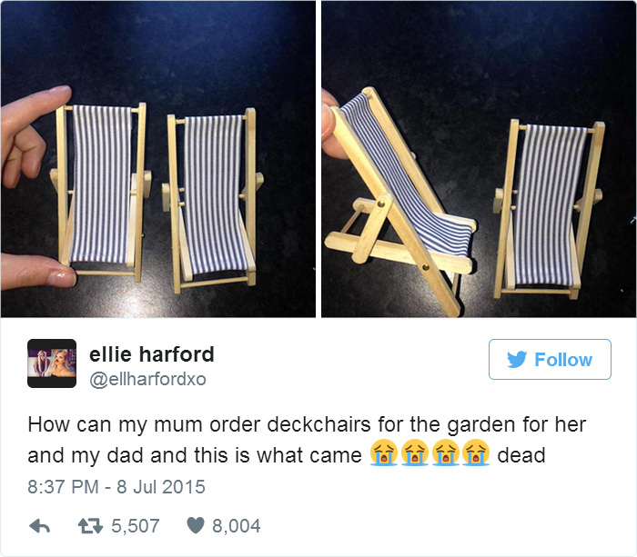 Mum Order Deckchairs For The Garden For Her And My Dad And This Is What Came