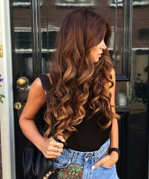 Cutest Curly Long Hairstyle