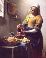 "La lechera" - Jan Vermeer - 1660