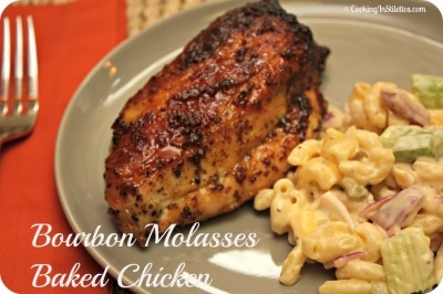 Bourbon Molasses Baked Chicken