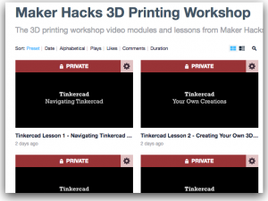 Maker Hacks 3D Printing Workshop on Vimeo