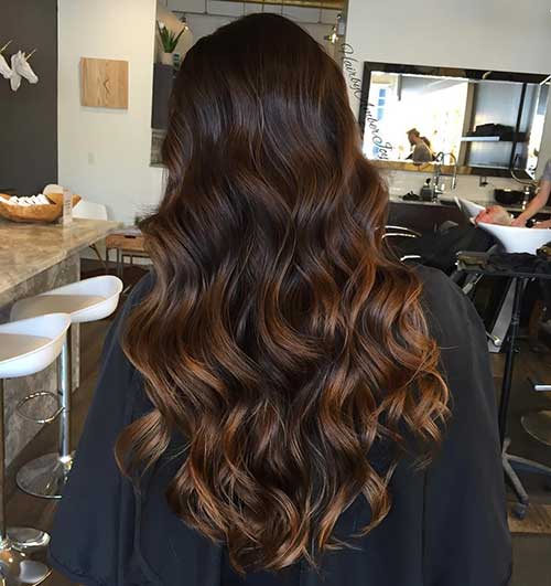 Charming Bronze Hair Color Idea