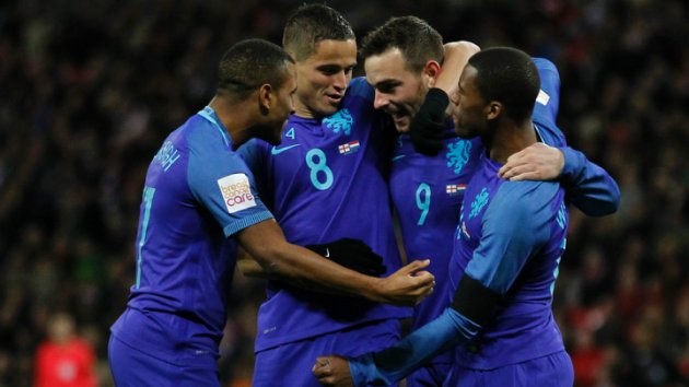 Luciano Narsingh completes Netherland’s comeback against England.